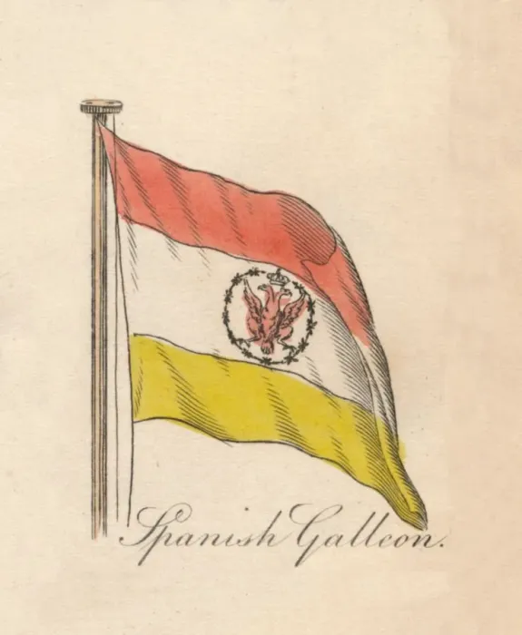 Framed Print : Spanish Galleon, 1838 Framed Print : Spanish Galleon, 1838