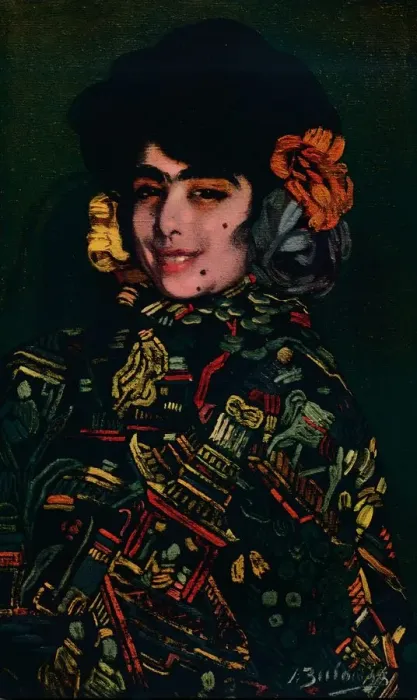 Framed Print : Spanish Girl, 1907, (1932). Artist: Ignacio Zuloaga Framed Print : Spanish Girl, 1907, (1932). Artist: Ignacio Zuloaga