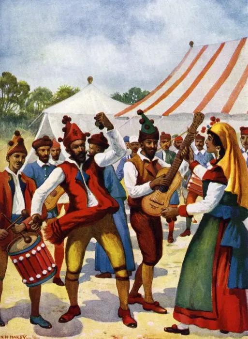 Framed Print : Spanish gypsies Framed Print : Spanish gypsies