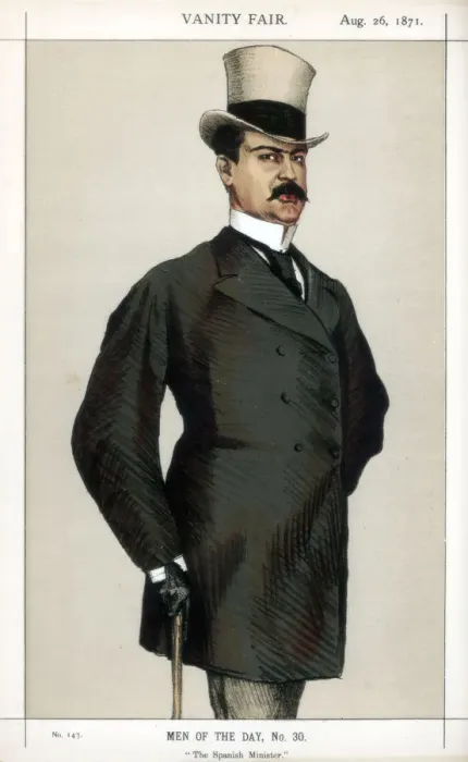 Framed Print : The Spanish Minister, 1871. Artist: Coide Framed Print : The Spanish Minister, 1871. Artist: Coide