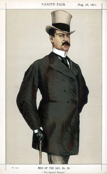 The Spanish Minister, 1871.Artist: Coide