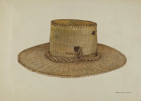 Spanish Southwest: Hat, c. 1939. Creator: Harry Mann Waddell