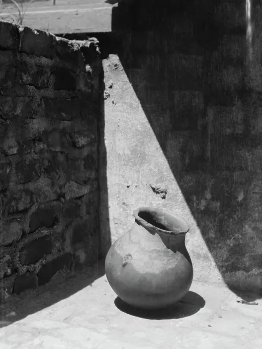 Framed Print : Spanish water jar, New Orleans, between 1920 and 1926. Creator: Arnold Genthe Framed Print : Spanish water jar, New Orleans, between 1920 and 1926. Creator: Arnold Genthe
