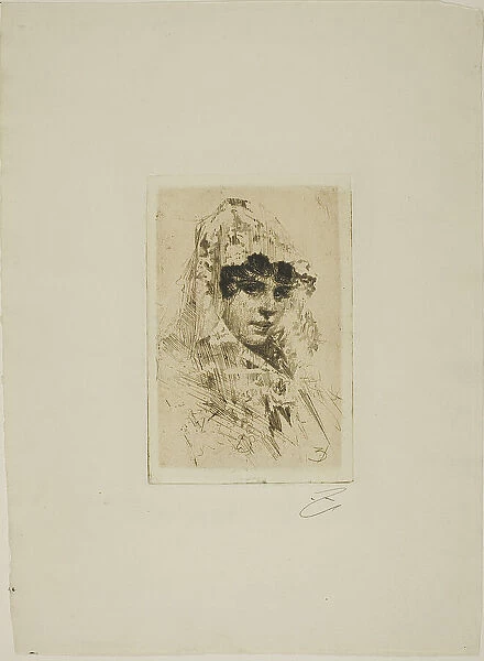 Spanish Woman, 1884. Creator: Anders Leonard Zorn