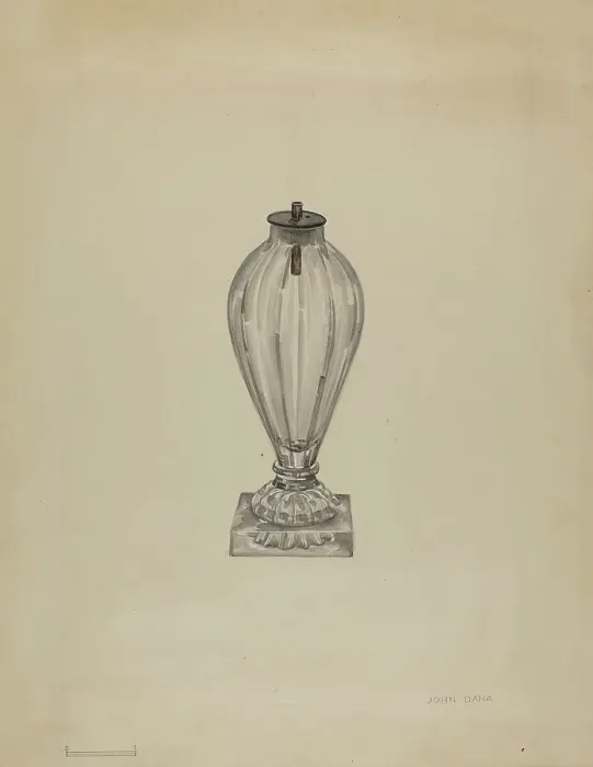 Framed Print : Spark Lamp, c. 1936. Creator: John Dana Framed Print : Spark Lamp, c. 1936. Creator: John Dana