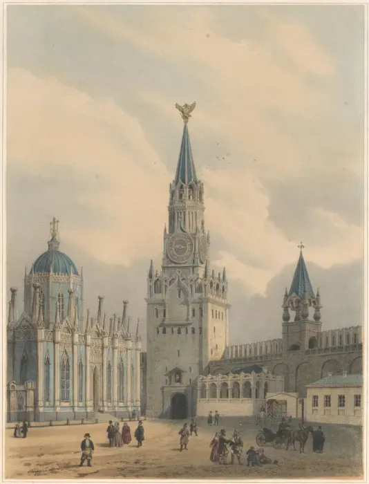 Framed Print : The Spasskaya Tower (Saviour Gates) and Saint Catherine Church of Ascension Convent Framed Print : The Spasskaya Tower (Saviour Gates) and Saint Catherine Church of Ascension Convent