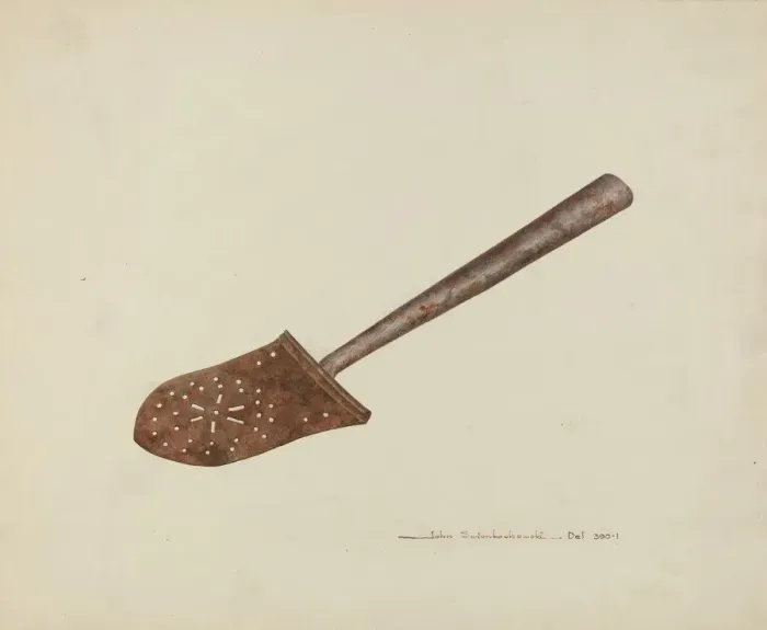 Framed Print : Spatula, c. 1939. Creator: John Swientochowski Framed Print : Spatula, c. 1939. Creator: John Swientochowski