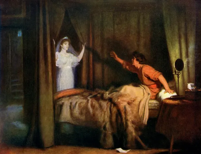 Framed Print : Speak! Speak!, 1895, (1912). Artist: John Everett Millais Framed Print : Speak! Speak!, 1895, (1912). Artist: John Everett Millais