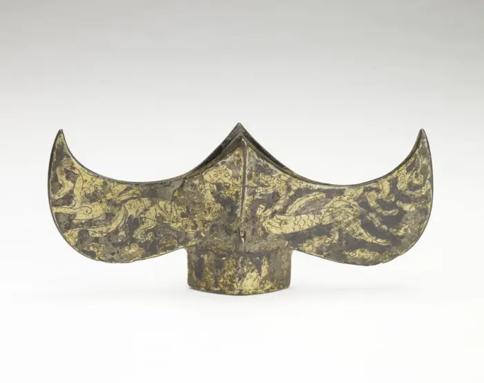 Framed Print : Spear guard with dragon, tiger, turtle and bird design, Han dynasty, 206 BCE-220 CE Framed Print : Spear guard with dragon, tiger, turtle and bird design, Han dynasty, 206 BCE-220 CE