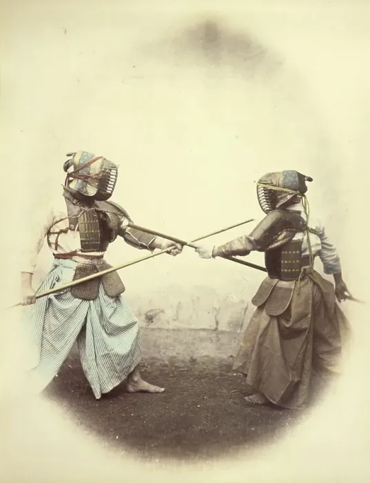 Framed Print : Spear-men or Lancers, 1866-1867. Creator: Felice Beato Framed Print : Spear-men or Lancers, 1866-1867. Creator: Felice Beato