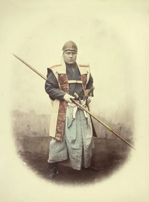 Framed Print : Spear-Men or Lancers, 1866-1867. Creator: Felice Beato Framed Print : Spear-Men or Lancers, 1866-1867. Creator: Felice Beato