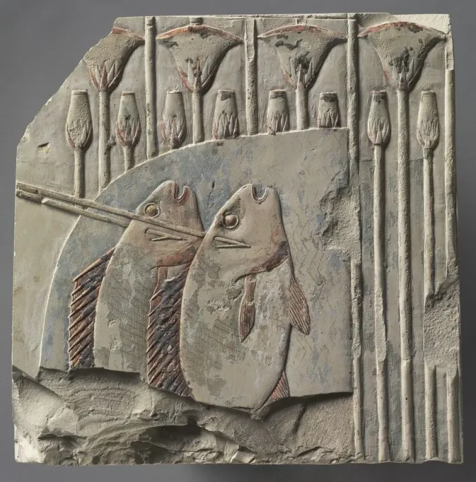 Framed Print : Spearing Fish, c. 667-647 BC. Creator: Unknown Framed Print : Spearing Fish, c. 667-647 BC. Creator: Unknown