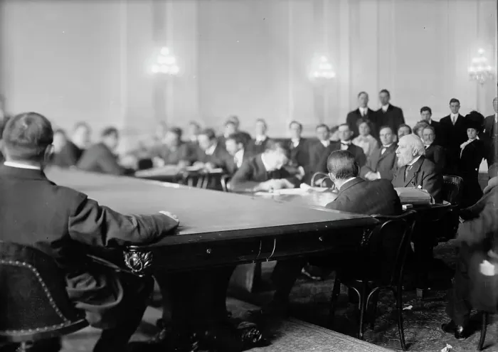 Framed Print : Special Committee On The Investigation of The U.S. Steel Corp. January 12, 1912. Creator: Harris & Ewing. Special Committee On The Investigation of The U.S. Steel Corp. January 12, 1912. Creator: Harris & Ewing Framed Print : Special Committee On The Investigation of The U.S. Steel Corp. January 12, 1912. Creator: Harris & Ewing. Special Committee On The Investigation of The U.S. Steel Corp. January 12, 1912. Creator: Harris & Ewing