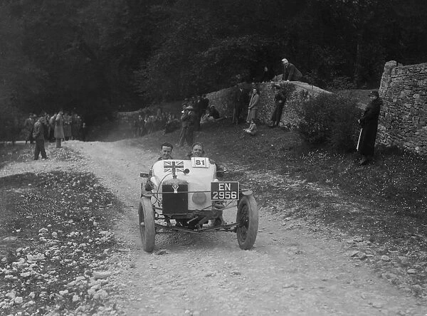 Special trials car competing in a motoring trial, Nailsworth Ladder, Gloucestershire, 1930s