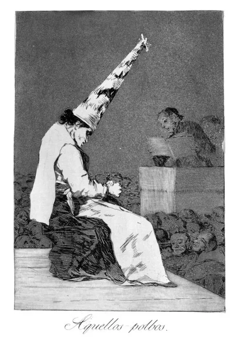 Framed Print : Those specks of dust, Perrico the cripple, 1799. Artist: Francisco Goya Framed Print : Those specks of dust, Perrico the cripple, 1799. Artist: Francisco Goya