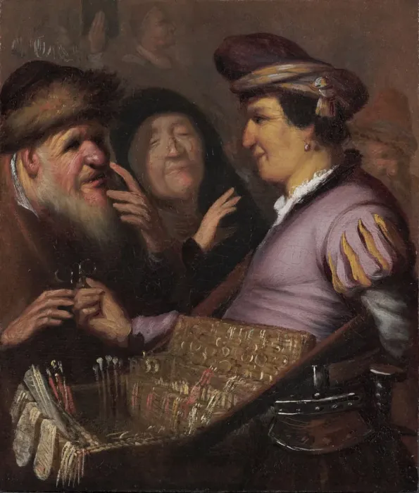 Framed Print : The spectacle pedlar, ca 1624-1625 Framed Print : The spectacle pedlar, ca 1624-1625