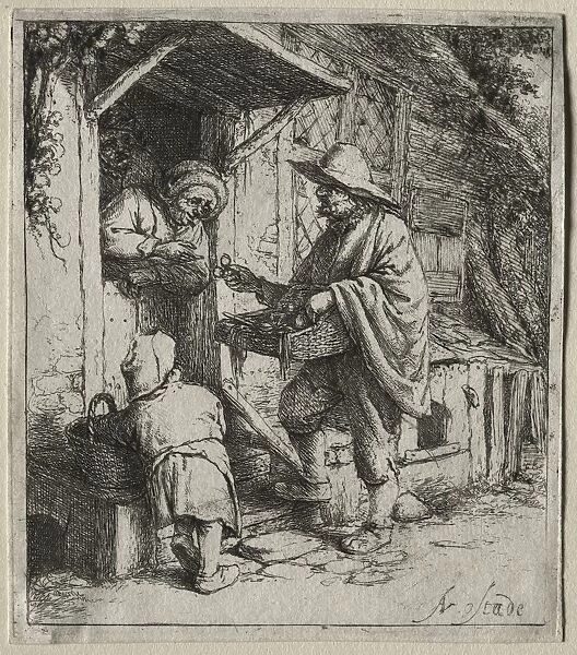 The Spectacle Seller. Creator: Adriaen van Ostade (Dutch, 1610-1684)