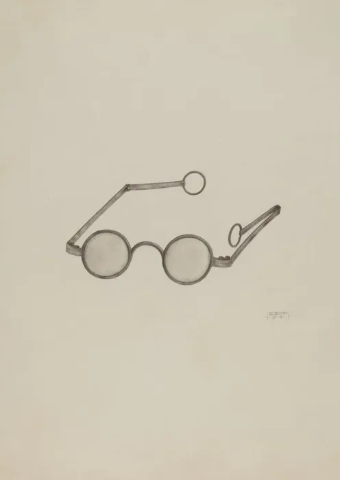 Framed Print : Spectacles, 1941. Creator: Dorothy Dwin Framed Print : Spectacles, 1941. Creator: Dorothy Dwin