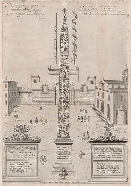 Speculum Romanae Magnificentiae: The Egyptian Obelisk of Augustus, 1589. 1589