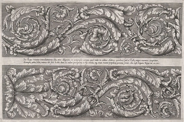 Speculum Romanae Magnificentiae: Della Valle Frieze, 1561. 1561. Creator: Anon