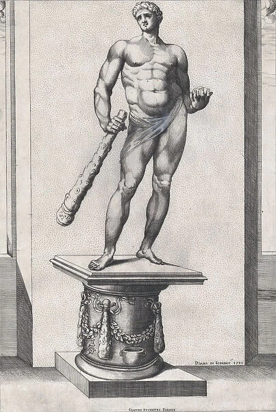 Speculum Romanae Magnificentiae: Hercules with the apples of the Hesperides, 1581. 1581