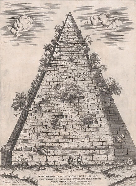 Speculum Romanae Magnificentiae: Pyramid of Caius Cestius, 1582. 1582