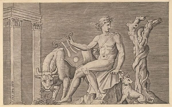 Speculum Romanae Magnificentiae: Apollo Tending the Flocks of Admetus, 16th century