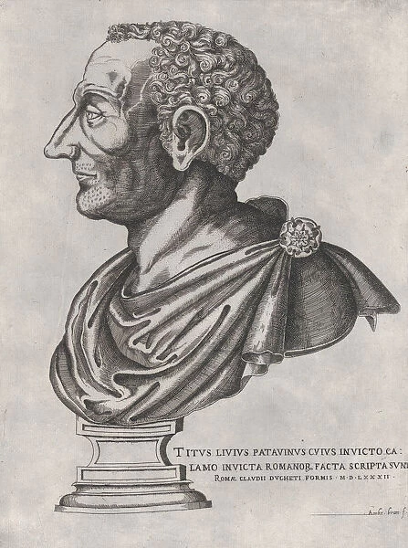 Speculum Romanae Magnificentiae: Bust of Livy, 1582. 1582
