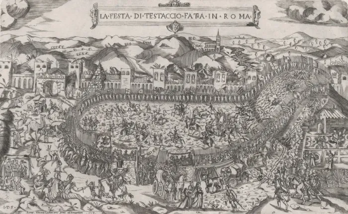 Framed Print : Speculum Romanae Magnificentiae: Carnival games held in the Mount Testaccio in Rome, 1558 Framed Print : Speculum Romanae Magnificentiae: Carnival games held in the Mount Testaccio in Rome, 1558