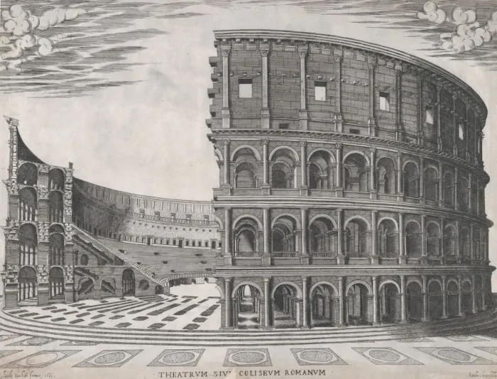 Framed Print : Speculum Romanae Magnificentiae: The Colosseum, 1581. 1581 Framed Print : Speculum Romanae Magnificentiae: The Colosseum, 1581. 1581