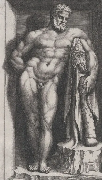 Framed Print : Speculum Romanae Magnificentiae: The Farnese Hercules, 16th century. 16th century Framed Print : Speculum Romanae Magnificentiae: The Farnese Hercules, 16th century. 16th century
