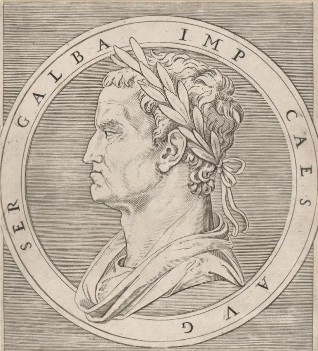 Framed Print : Speculum Romanae Magnificentiae: Galba, from The Twelve Caesars, ca. 1500-1534. ca Framed Print : Speculum Romanae Magnificentiae: Galba, from The Twelve Caesars, ca. 1500-1534. ca