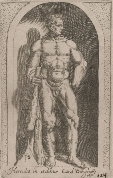 Framed Print : Speculum Romanae Magnificentiae: Hercules (Hercules in aedibus Card. Burghesij), 1 Framed Print : Speculum Romanae Magnificentiae: Hercules (Hercules in aedibus Card. Burghesij), 1