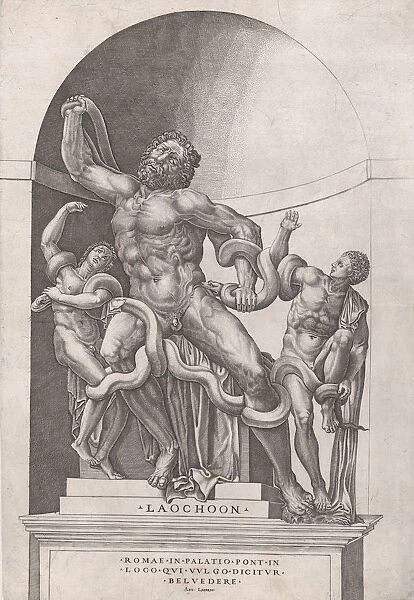 Speculum Romanae Magnificentiae: Laocoon, 16th century. 16th century. Creator: Nicolas Beatrizet