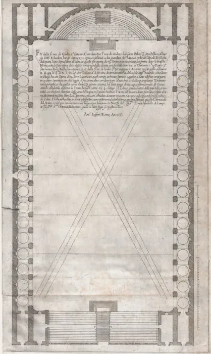 Framed Print : Speculum Romanae Magnificentiae: Plan of the Vatican Teatro Framed Print : Speculum Romanae Magnificentiae: Plan of the Vatican Teatro