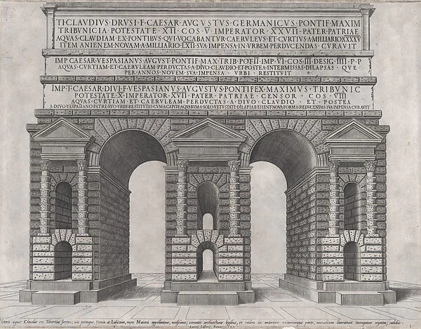 Speculum Romanae Magnificentiae: Porta Maggiore, 1549. 1549. Creator: Anon