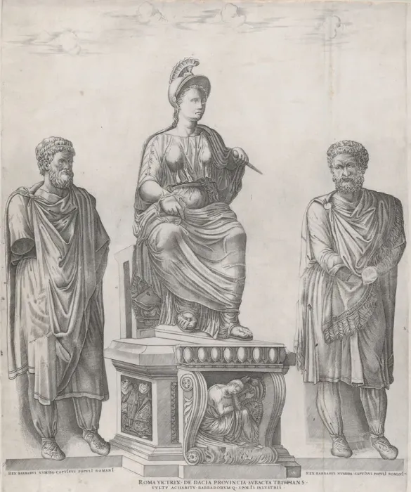 Framed Print : Speculum Romanae Magnificentiae: Roma Victrix, 1549. 1549. Creator: Nicolas Beatrizet Framed Print : Speculum Romanae Magnificentiae: Roma Victrix, 1549. 1549. Creator: Nicolas Beatrizet
