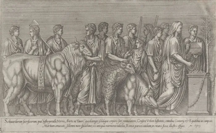 Framed Print : Speculum Romanae Magnificentiae: Sacrifice on the Campus Martius, 16th century Framed Print : Speculum Romanae Magnificentiae: Sacrifice on the Campus Martius, 16th century