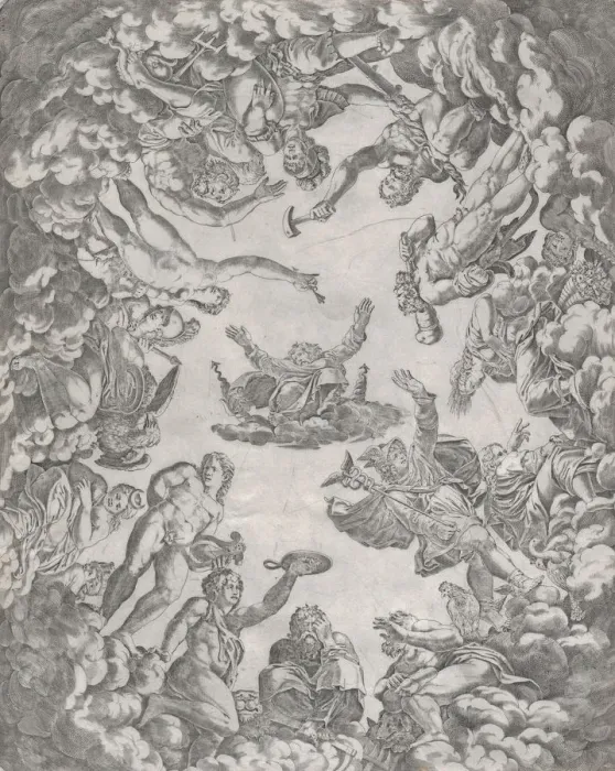 Framed Print : Speculum Romanae Magnificentiae: Sistine Frescoes, 16th century. 16th century Framed Print : Speculum Romanae Magnificentiae: Sistine Frescoes, 16th century. 16th century