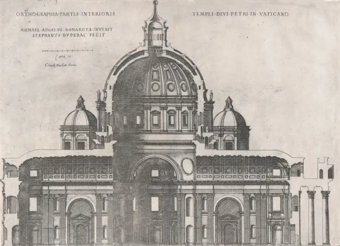 Framed Print : Speculum Romanae Magnificentiae: St. Peter s, 16th century. 16th century Framed Print : Speculum Romanae Magnificentiae: St. Peter s, 16th century. 16th century