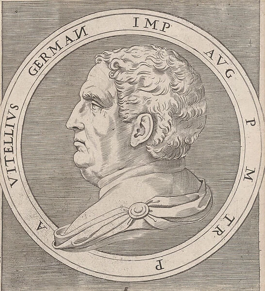 Speculum Romanae Magnificentiae: Vitellius, from The Twelve Caesars, ca. 1500-1534. ca