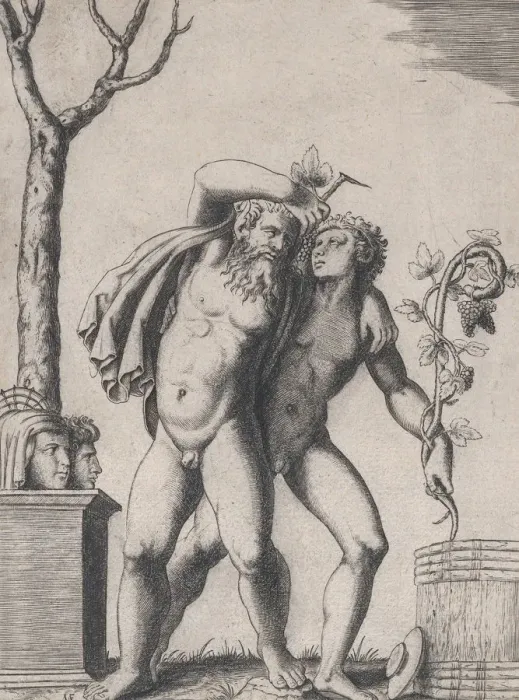 Framed Print : Speculum Romanae Magnificentiae: Young and Old Bacchant, ca. 1514-36. ca. 1514-36 Framed Print : Speculum Romanae Magnificentiae: Young and Old Bacchant, ca. 1514-36. ca. 1514-36