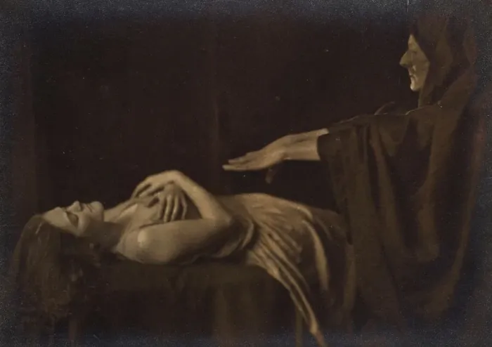 Framed Print : The spell, c1929. Creator: Henry Edward Gaze Framed Print : The spell, c1929. Creator: Henry Edward Gaze