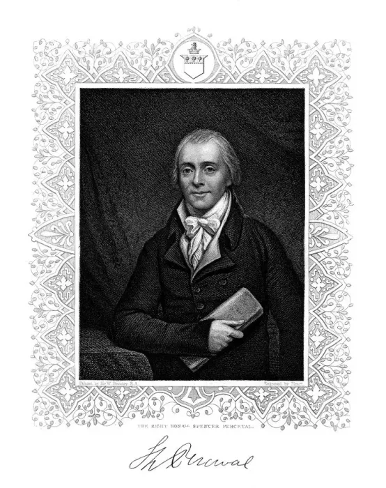 Framed Print : Spencer Perceval, British statesman and Prime Minister, 19th century. Artist: C Picart Framed Print : Spencer Perceval, British statesman and Prime Minister, 19th century. Artist: C Picart