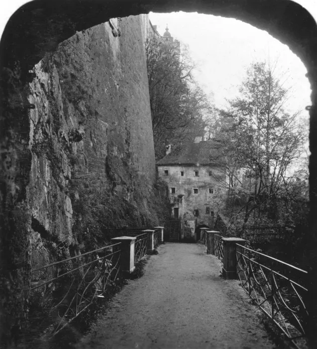 Framed Print : Sperrbogen, Hohensalzburg Fortress, Salzburg, Austria, c1900. Artist: Wurthle & Sons Framed Print : Sperrbogen, Hohensalzburg Fortress, Salzburg, Austria, c1900. Artist: Wurthle & Sons