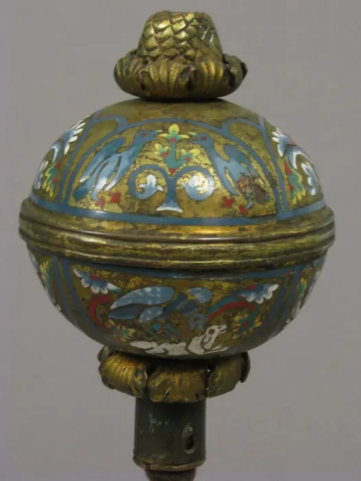Framed Print : Spherical knop, German, late 12th century. Creator: Unknown Framed Print : Spherical knop, German, late 12th century. Creator: Unknown