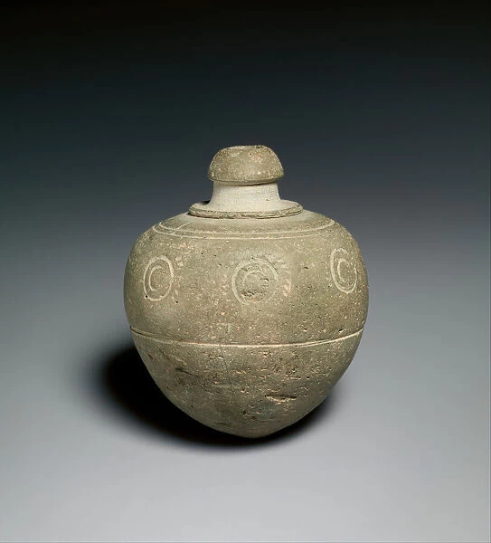 Spheroconical Vessel, Iran, 9th-10th century. Creator: Unknown