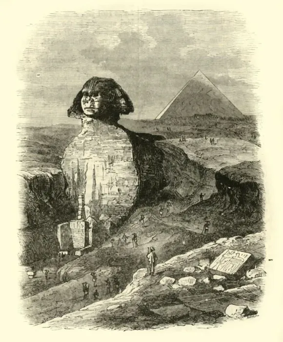 Framed Print : The Sphinx, 1890. Creator: Unknown Framed Print : The Sphinx, 1890. Creator: Unknown