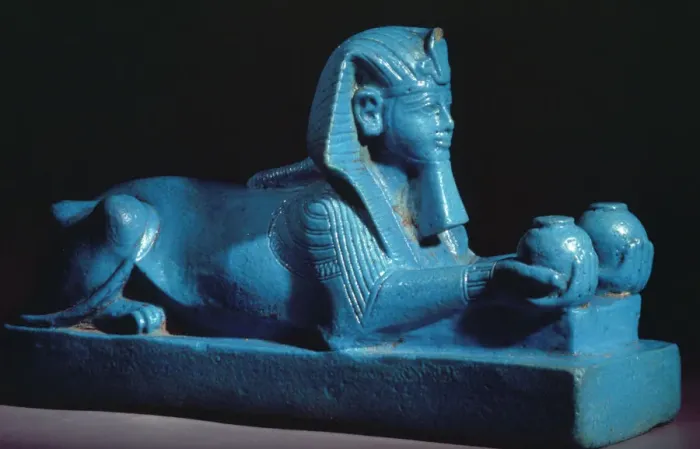 Framed Print : Sphinx of Amenhotep III, 15th-14th century BC Framed Print : Sphinx of Amenhotep III, 15th-14th century BC