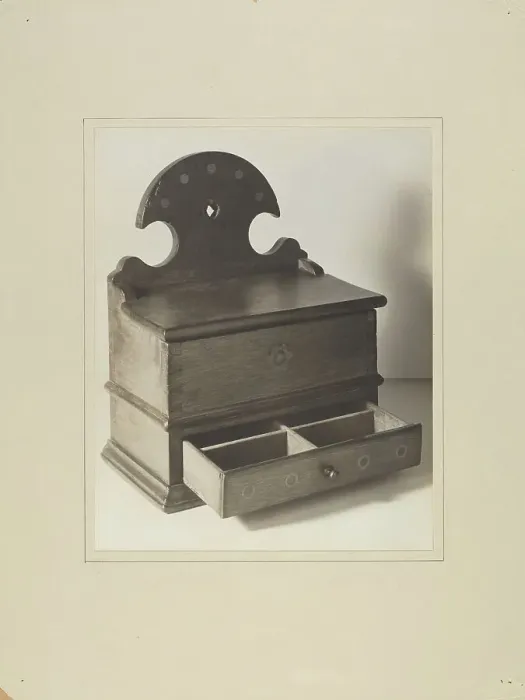 Framed Print : Spice Box, 1935 / 1942. Creator: Unknown Framed Print : Spice Box, 1935 / 1942. Creator: Unknown